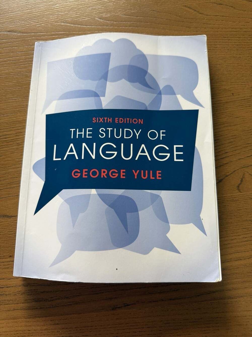 The Study of Language by George Yule Sixth Edition Paperback Textbook